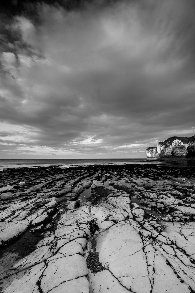 Long exposure photography at Flamborough
