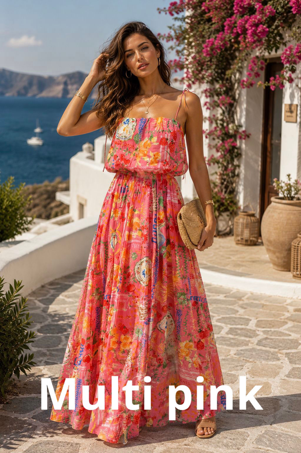 Annabelle printed maxi dress 
