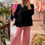 Thumbnail: Brighton beach wide leg striped linen pants