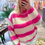 Thumbnail: Barton bright striped knit