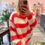 Thumbnail: Barton bright striped knit