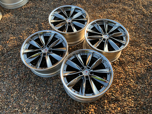 WEDS KRANZE クレンツェ Graben 680EVO 中古ホイール 4本 8.5/9.5J 20