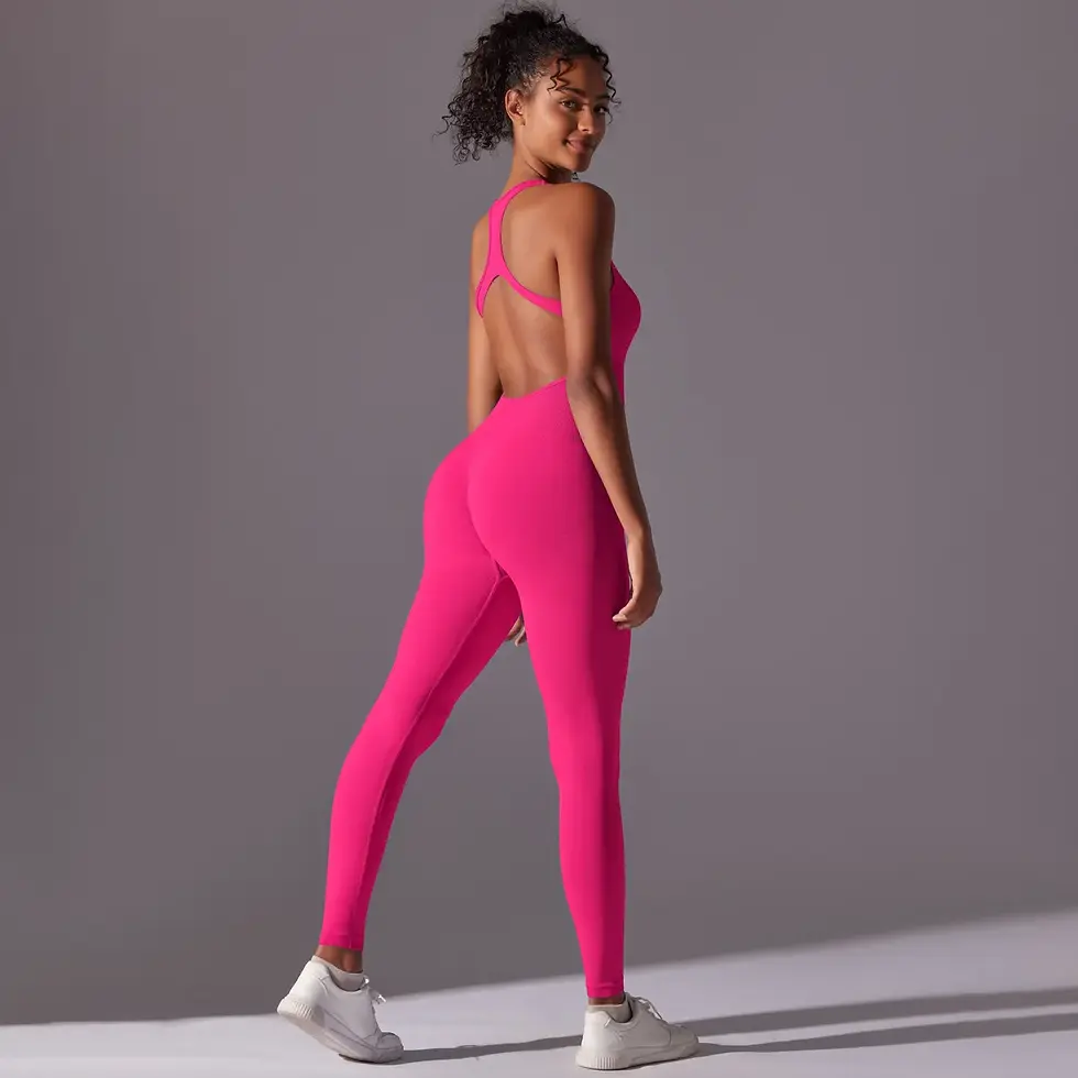 Thumbnail: Spring Seamless Jumpsuit One Piece