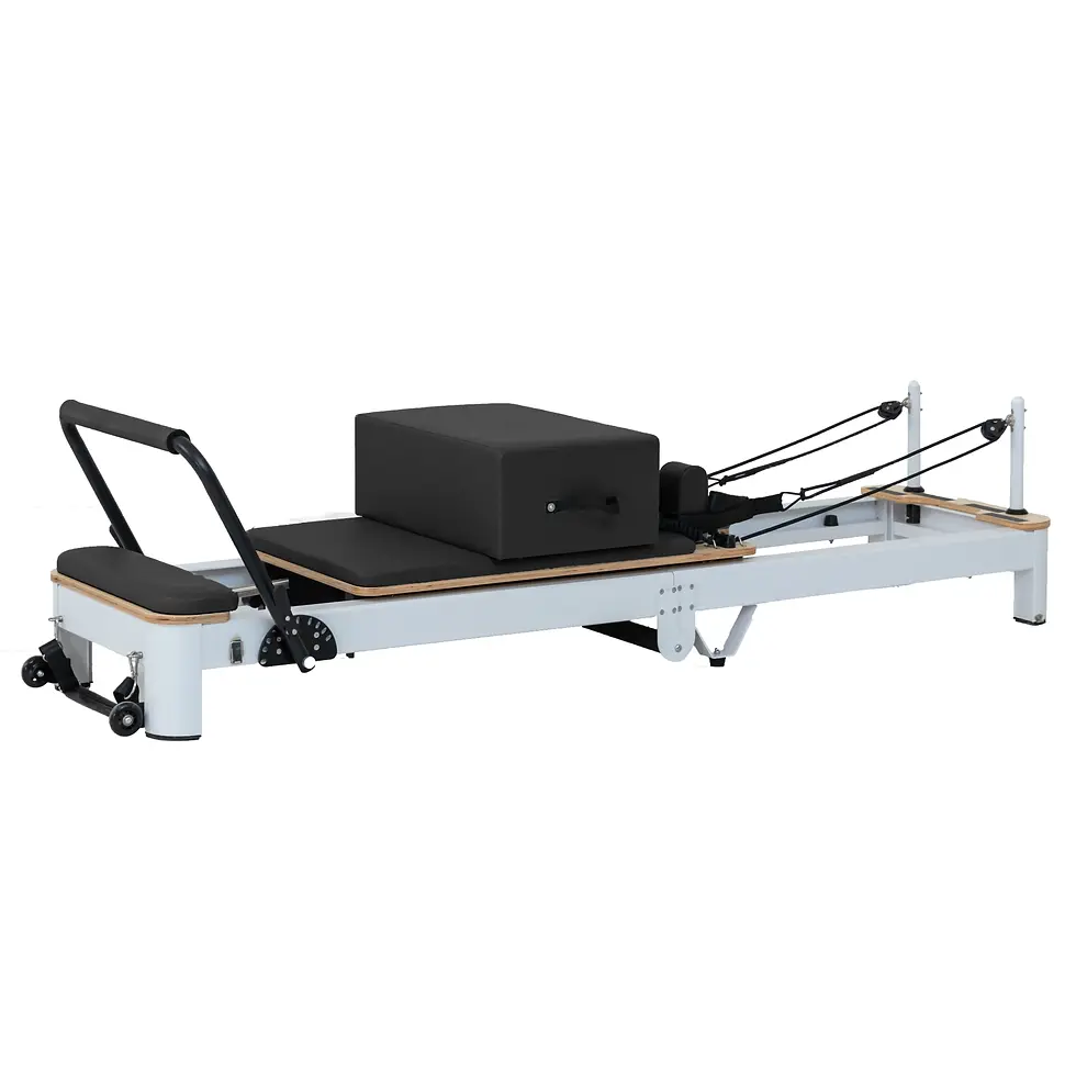 Thumbnail: Pilates Reformer Aluminum Portable Foldable and Adjustable