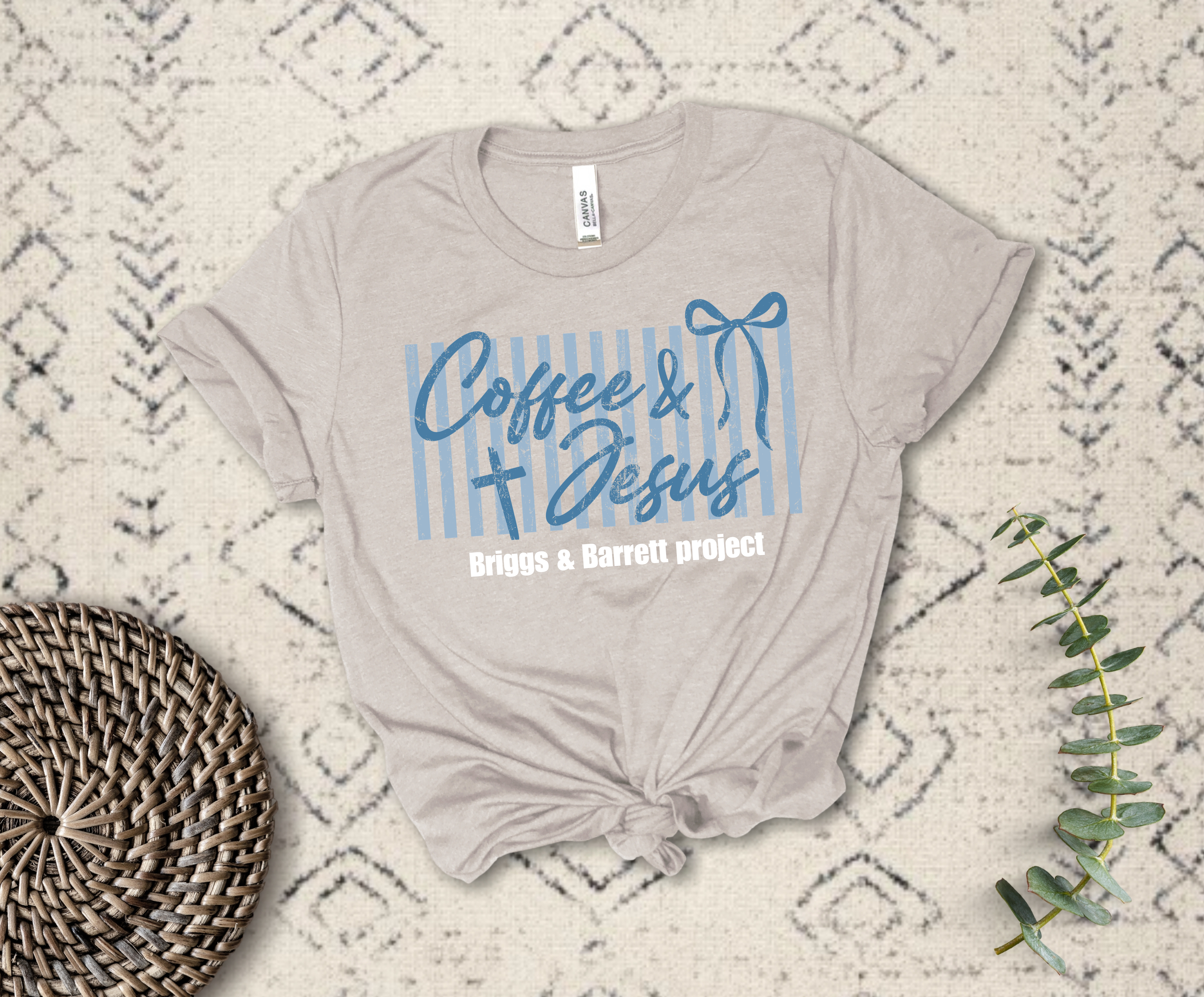 Coffee & Jesus Crewneck ☕✝️-Bella Canvas