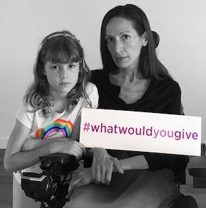 Sarah and her daughter