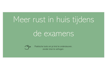 Waarom examenstress niet altijd slecht is.