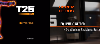 Focus T25: Beta Upper Focus
