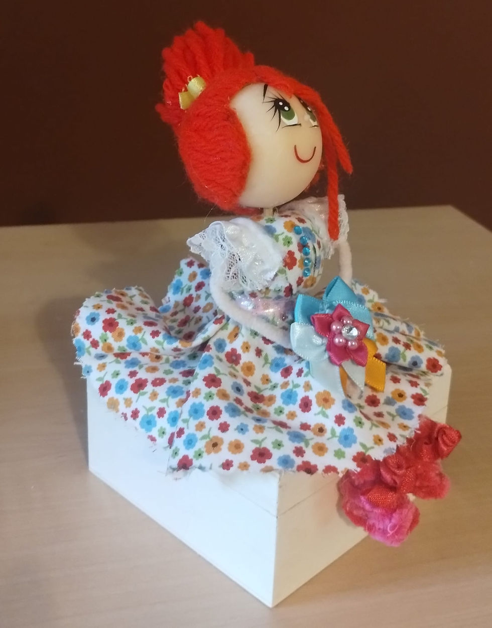 Thumbnail: Annabelle - Petite Doll (Small-Medium-Large) with a Trinket Box