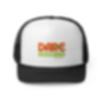 Black/white Inspiring Trucker Cap with DARE TO SUCCEED quote (front)