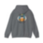 Graphite heather Unisex Hoodie with WE "OWL" GOT IT quote (back)