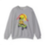 Sport gray Unisex Hoodie with LONG LIVE SKATEBOARDING quote (back)