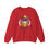 Thumbnail: Red Unisex Crewneck Sweatshirt with WE "OWL" GOT IT quote (front)