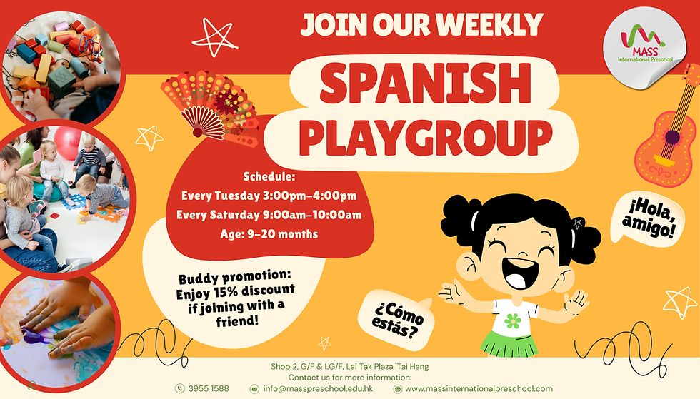 Spanish Playgroup Poster (1600 x 913 mm)