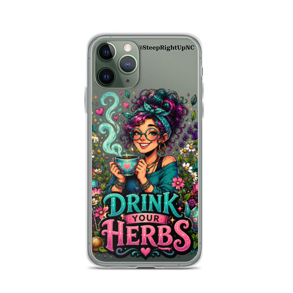 Thumbnail: Drink Your Herbs Clear Case for iPhone®