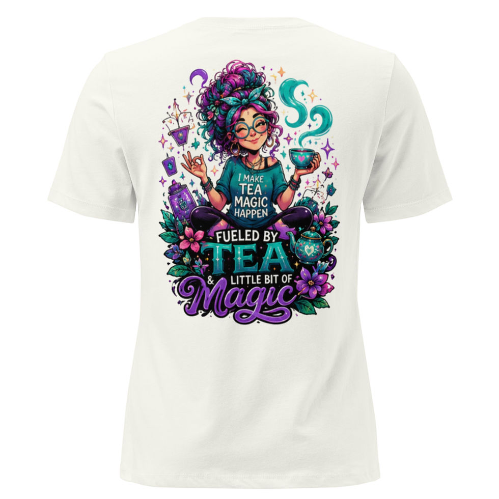 Thumbnail: Fueled by Tea & a Little Bit of Magic Tee (Women's Tee)