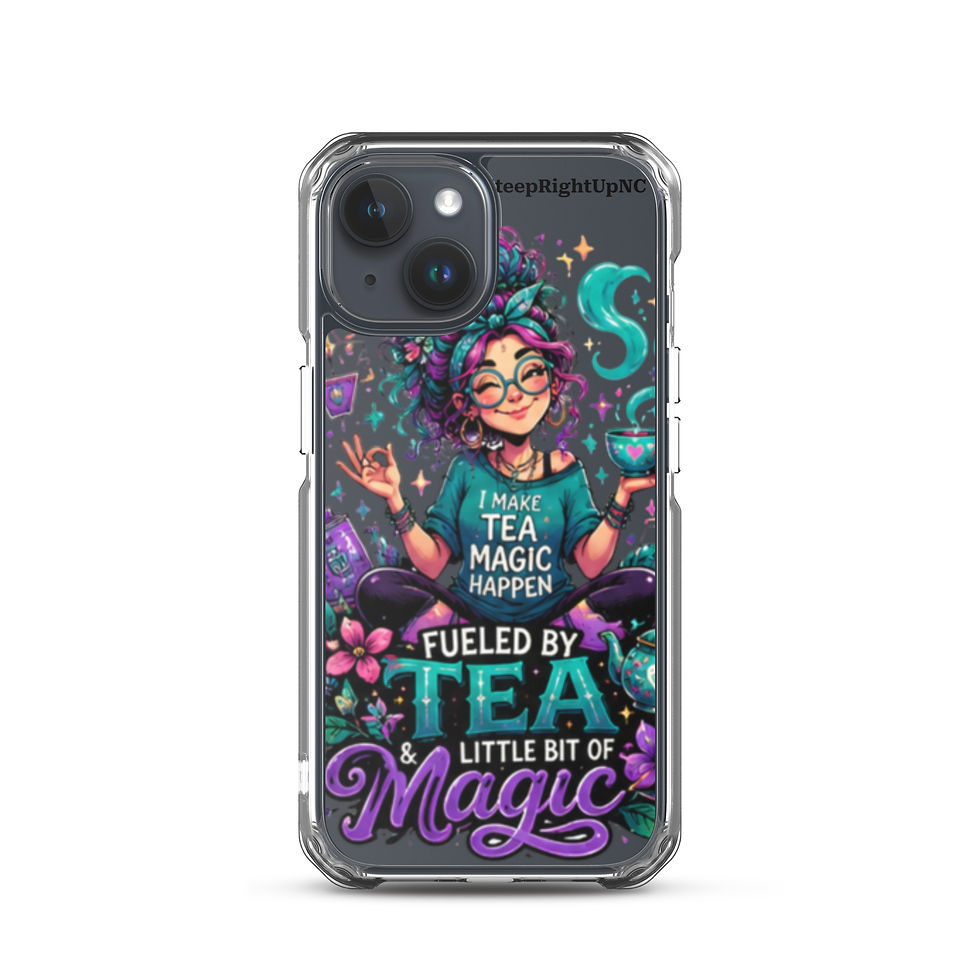 Thumbnail: Fueled by Tea & a Little Bit of Magic Clear Case for iPhone®