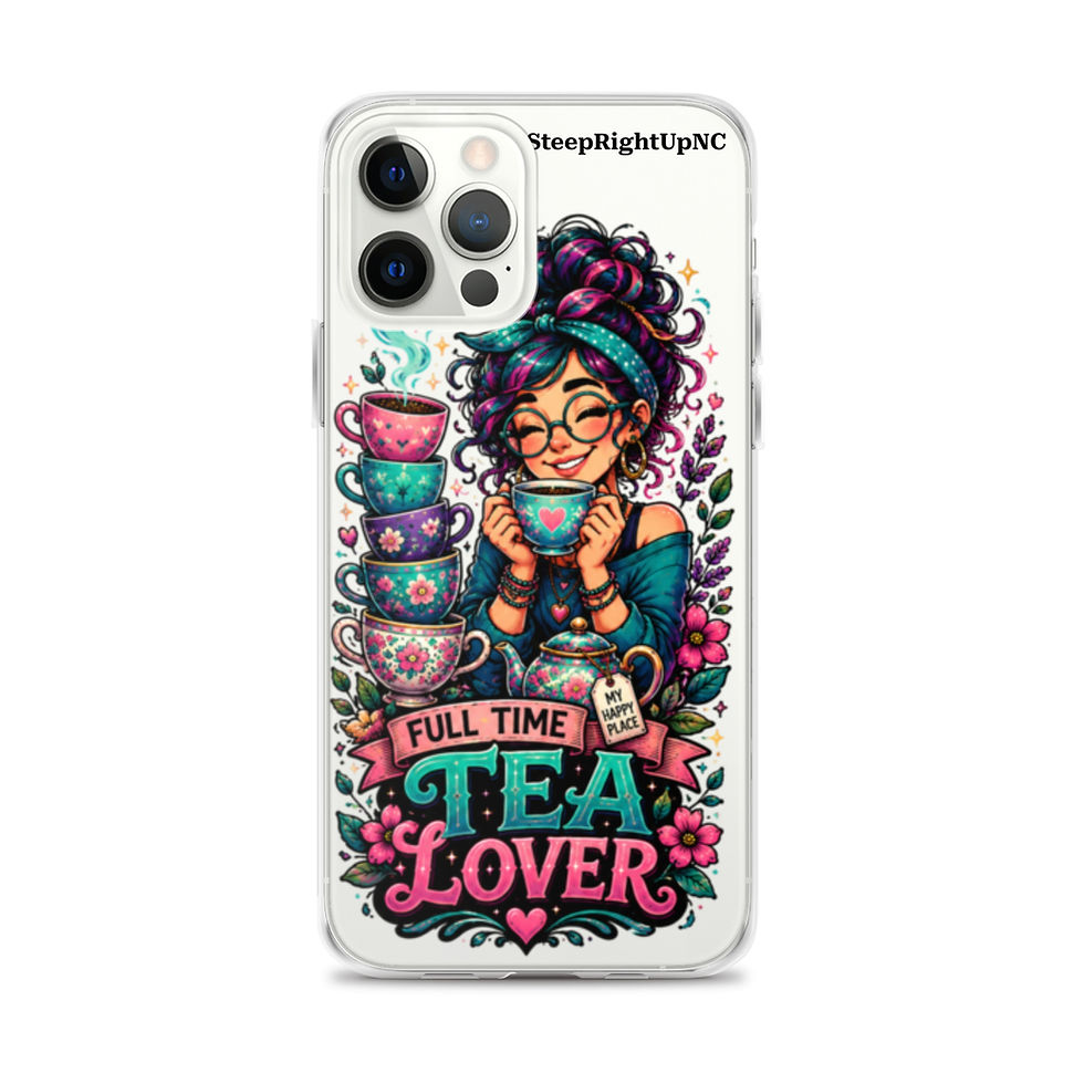Thumbnail: Full Time Tea Lover Clear Case for iPhone®