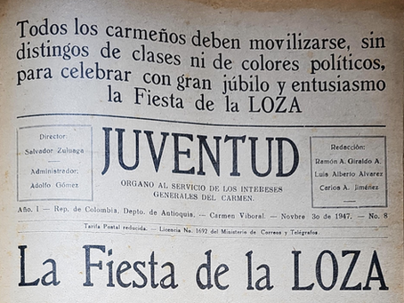 Fiestas de la Loza El Carmen de Viboral y la conciencia de su identidad