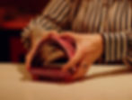 Shuffeling Tarot Cards At a Corporate Party