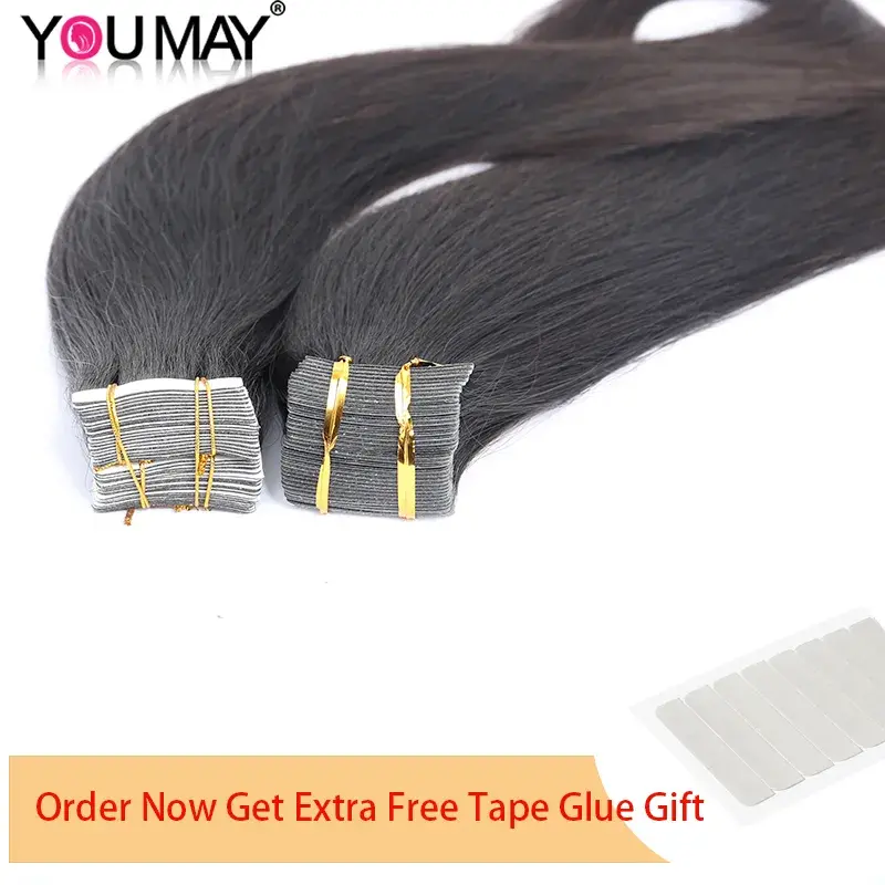 Thumbnail: Alpha Omega Luxe – 12A Straight Clip-In Hair Extensions
