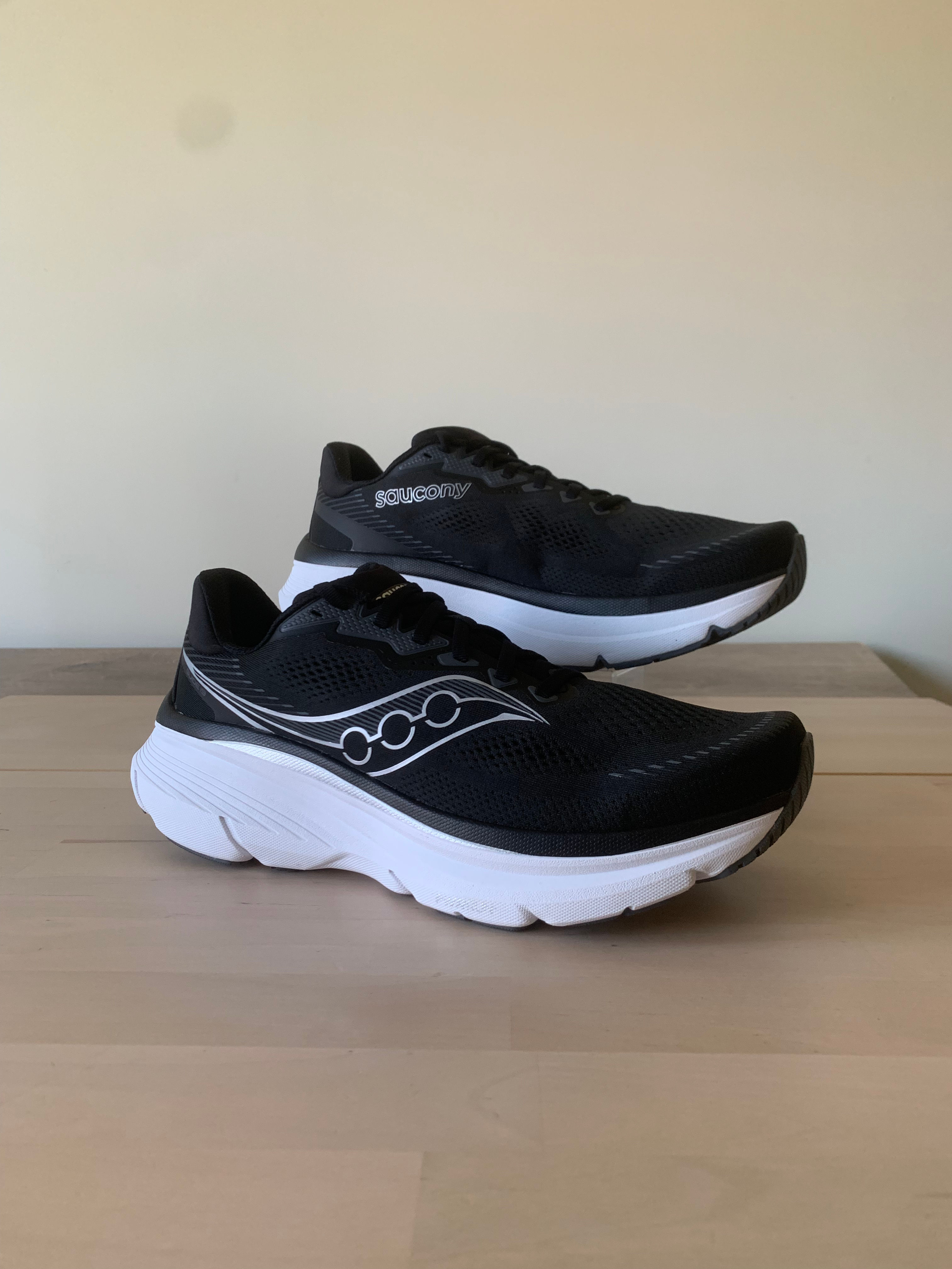 Saucony Guide 19 Mens Running Shoes - Black/Silver - UK Size 9.5