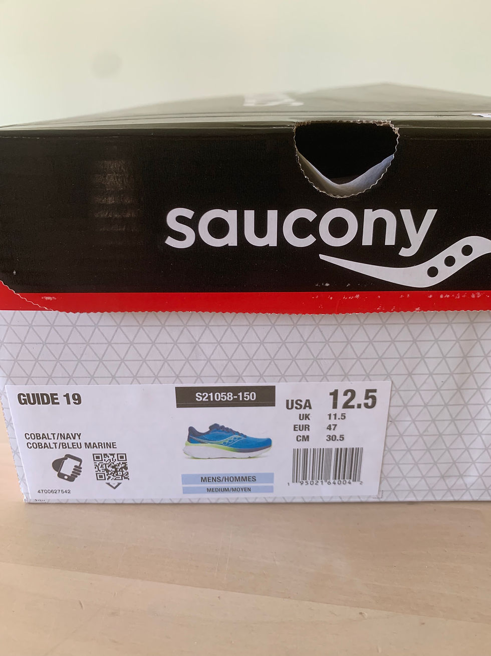 Thumbnail: Saucony Guide 19 Mens Running Shoes - Cobalt/Navy - UK Size 11.5