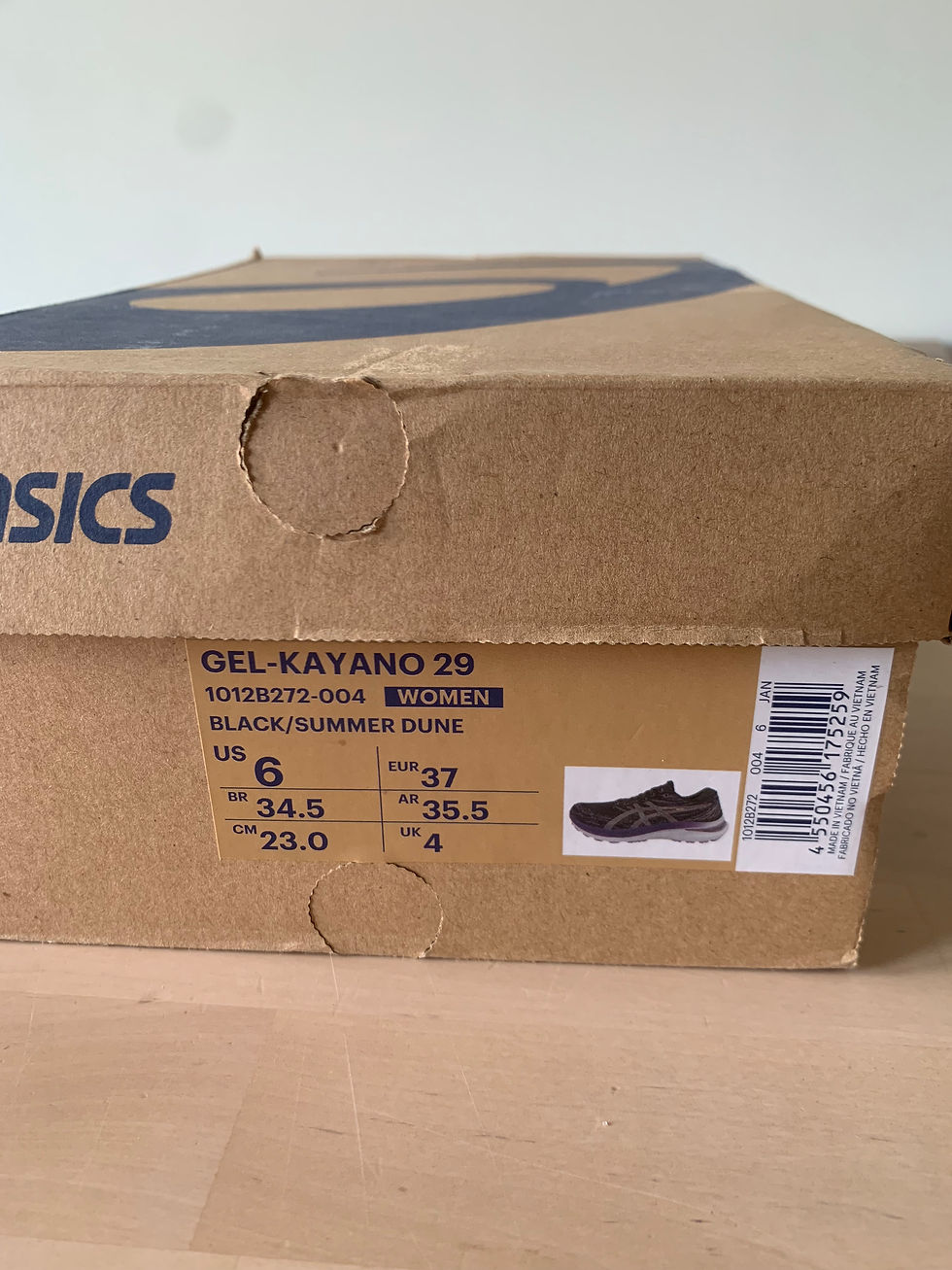 Thumbnail: Asics Gel-Kayano 29 Womens Black Running Shoes - UK Size 4