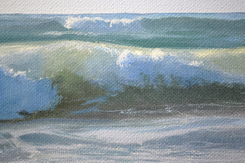 Miniature : Vague №2 – 27×46 cm