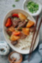 Braised Potato & Beef Rice Bowl