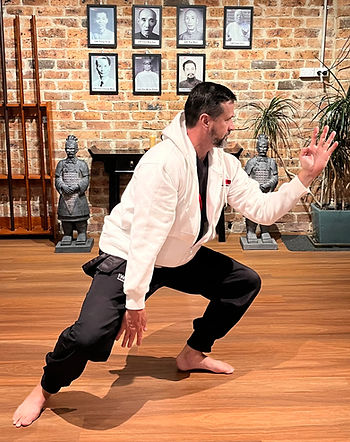 Sifu Aron practising traditional Yang Style Tai Chi at Kung Fu Blue Mountains