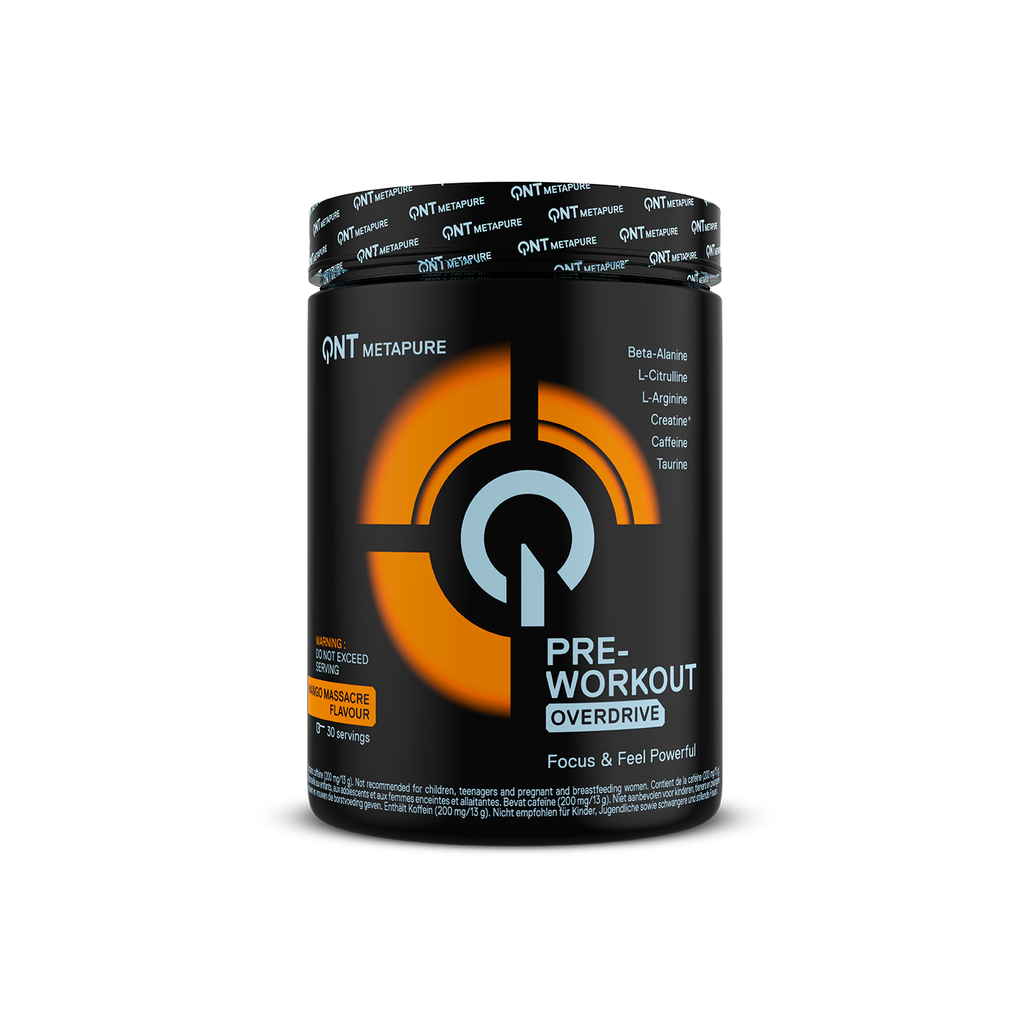 QNT Preworkout Over Drive Mango 390g