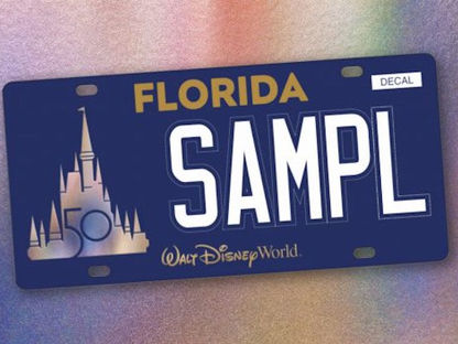 Design Revealed for FIRST-EVER Walt Disney World Resort License Plate with 100 Percent of Proceeds 