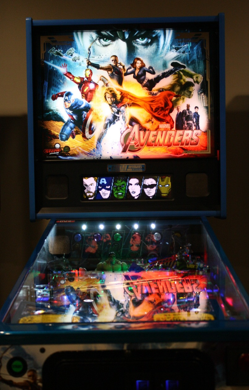Avengers with ColorDMD LCD style