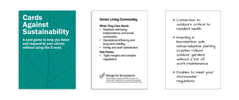 Cards Against Sustainability Game