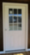 Single 3ft 9-Light Pre-hung Fiberglass Door