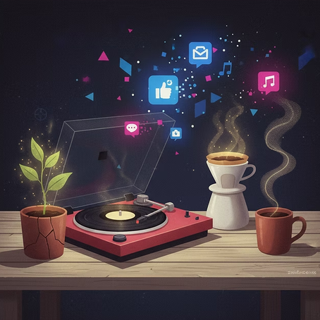 Reflexões sobre atenção e sobrevivência no caos digital 