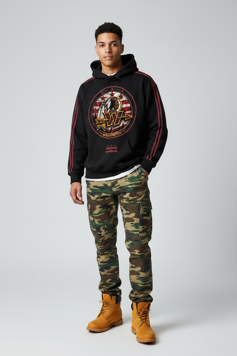 Warrior Legacy Hoodie – Black alternate colorway