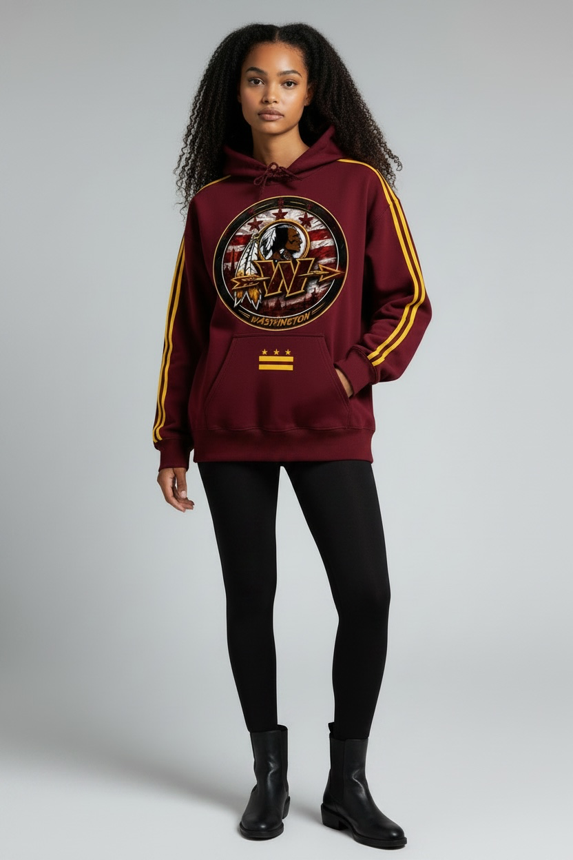 Warrior Legacy Hoodie – Burgundy alternate colorway