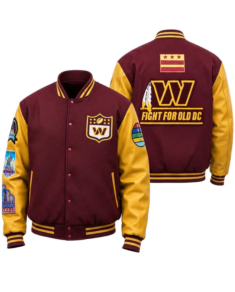 Capital Gold Varsity Jacket wool varsity jacket