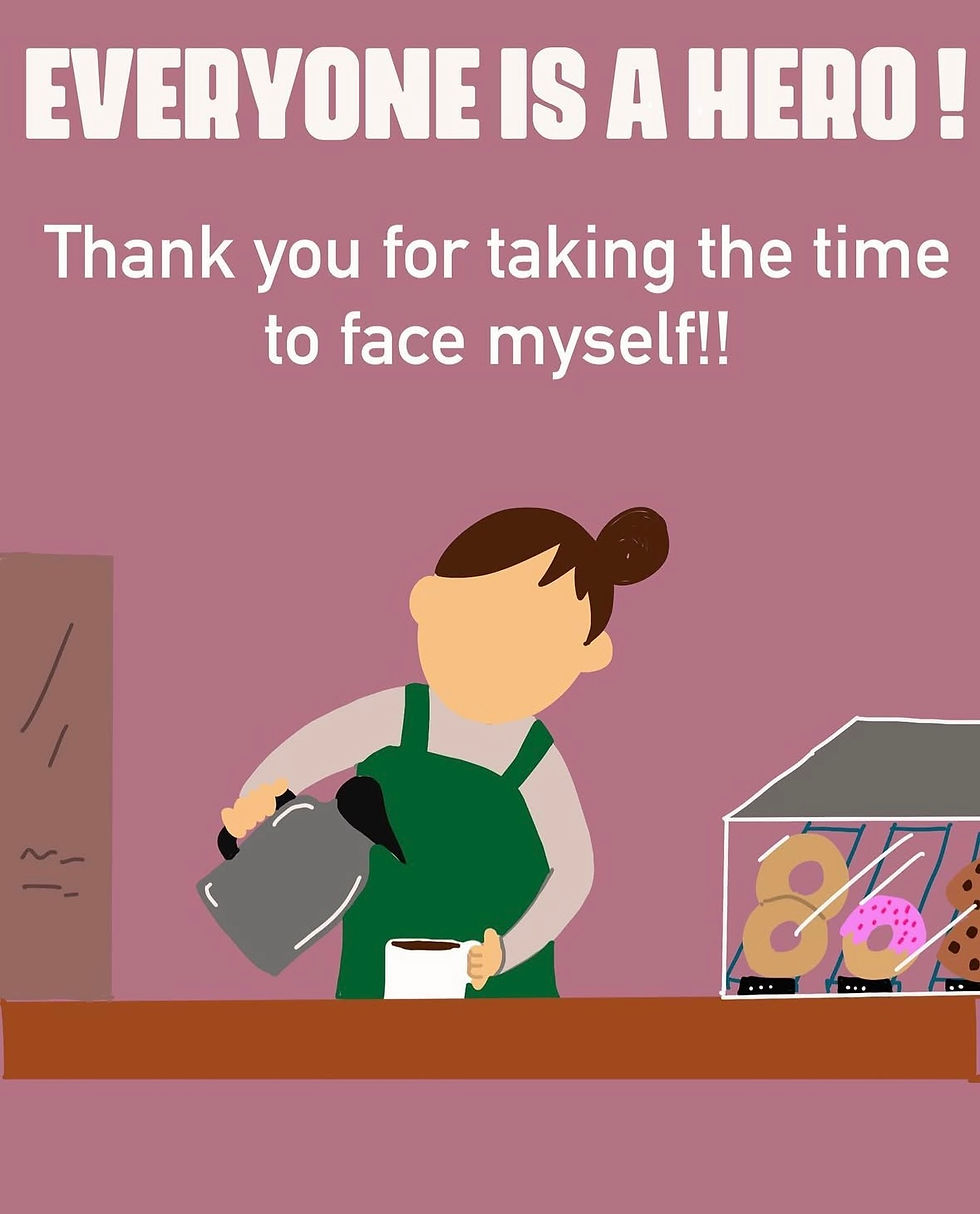 「 Thank you for taking the time to face myself 」