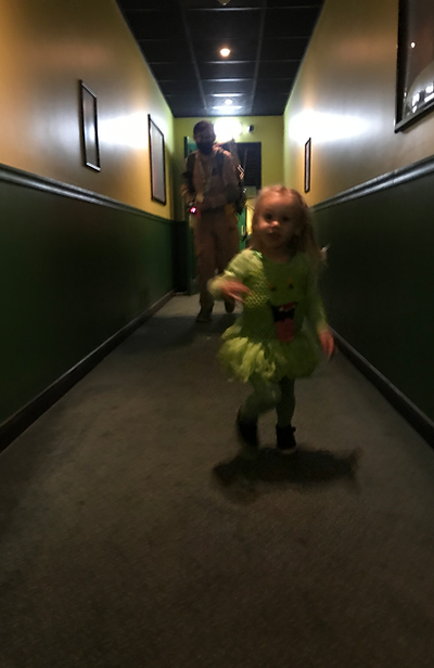 Chasing slimer