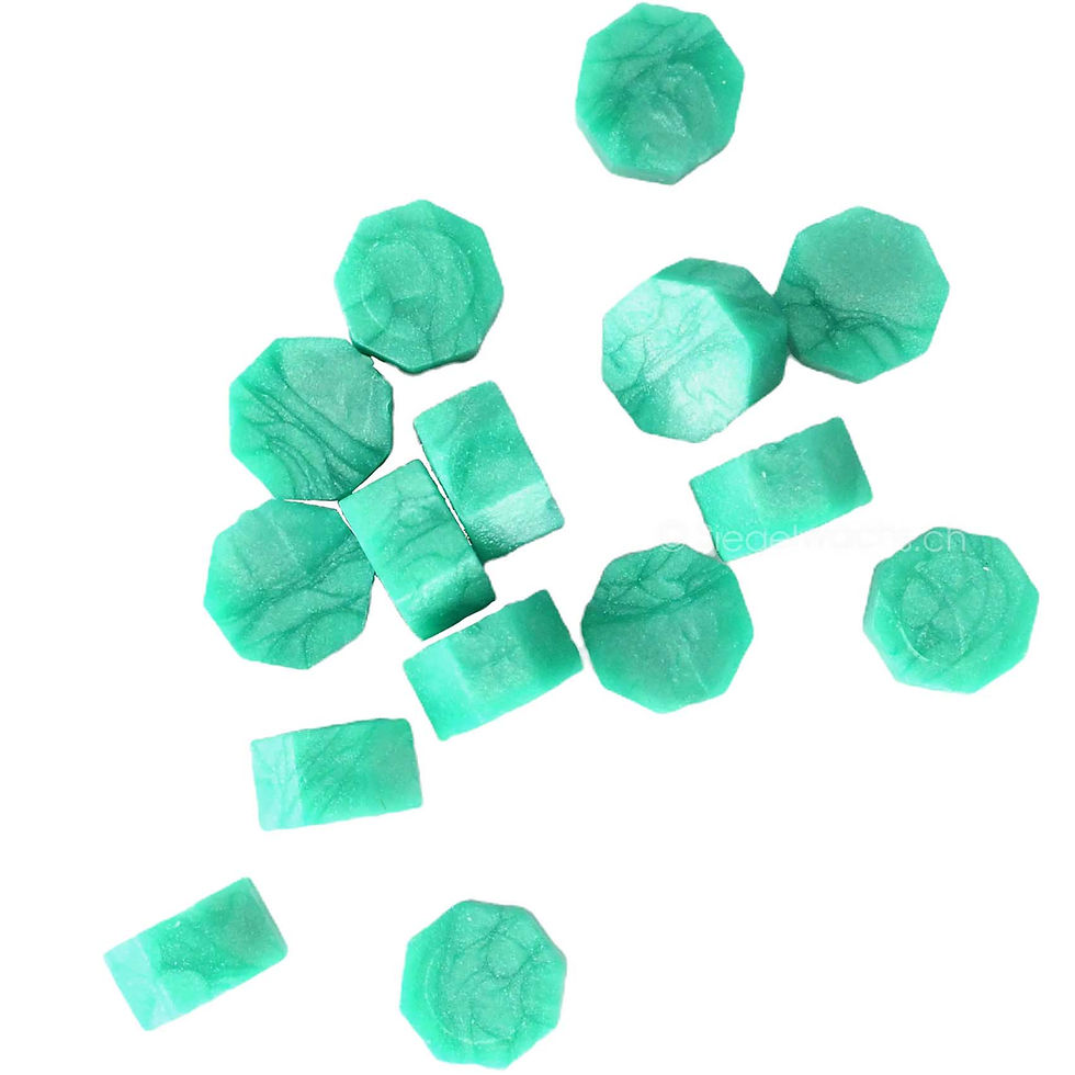 Siegelperlen Türkis