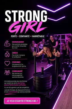 affiche session strong girl 