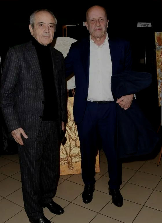 Great Success at Circolo delle Vittorie_ Art and Culture in Dialogue with Michela Fabeni's Contemporary Bas-reliefs, Giorgio Assumma, Alessandro Sallusti