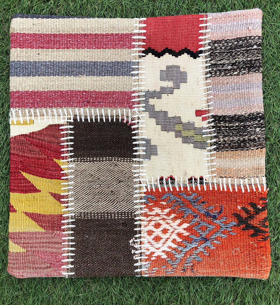 トルコキリムクッションカバー