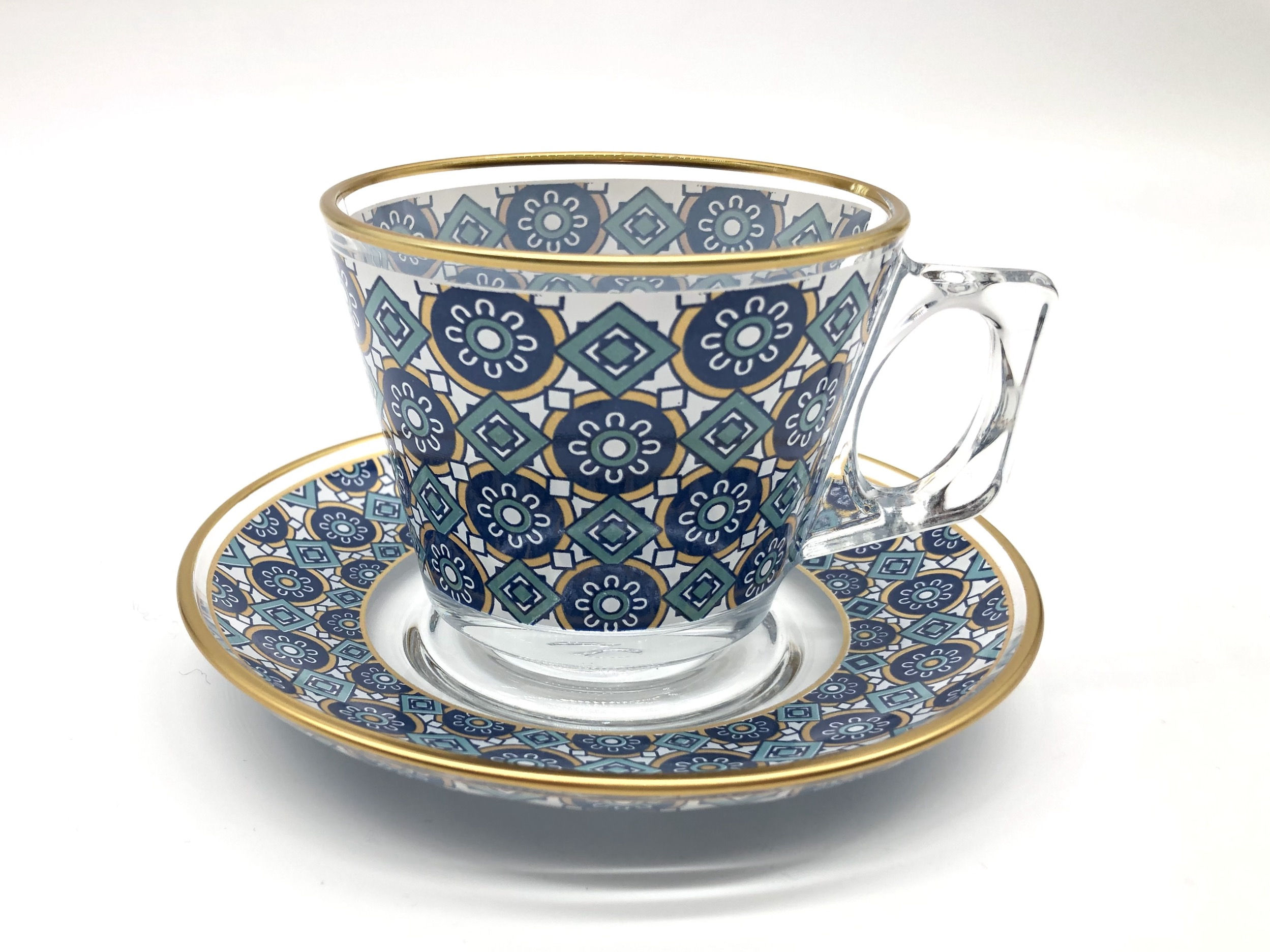 トルコチャイ＆コーヒグラス（持ち手付き）10