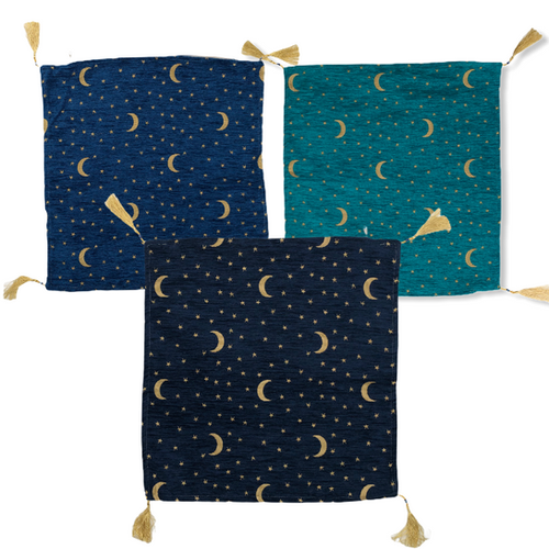 トルコ クッションカバー3点セット(Dark Blue,トルコブルー,Blue