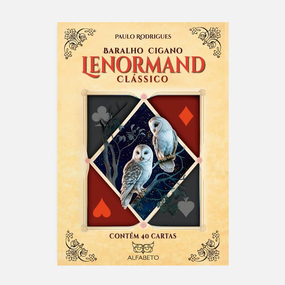 Miniatura: Baralho Cigano Lenormand Clássico: Contém 40 Cartas - Paulo Rodrigues