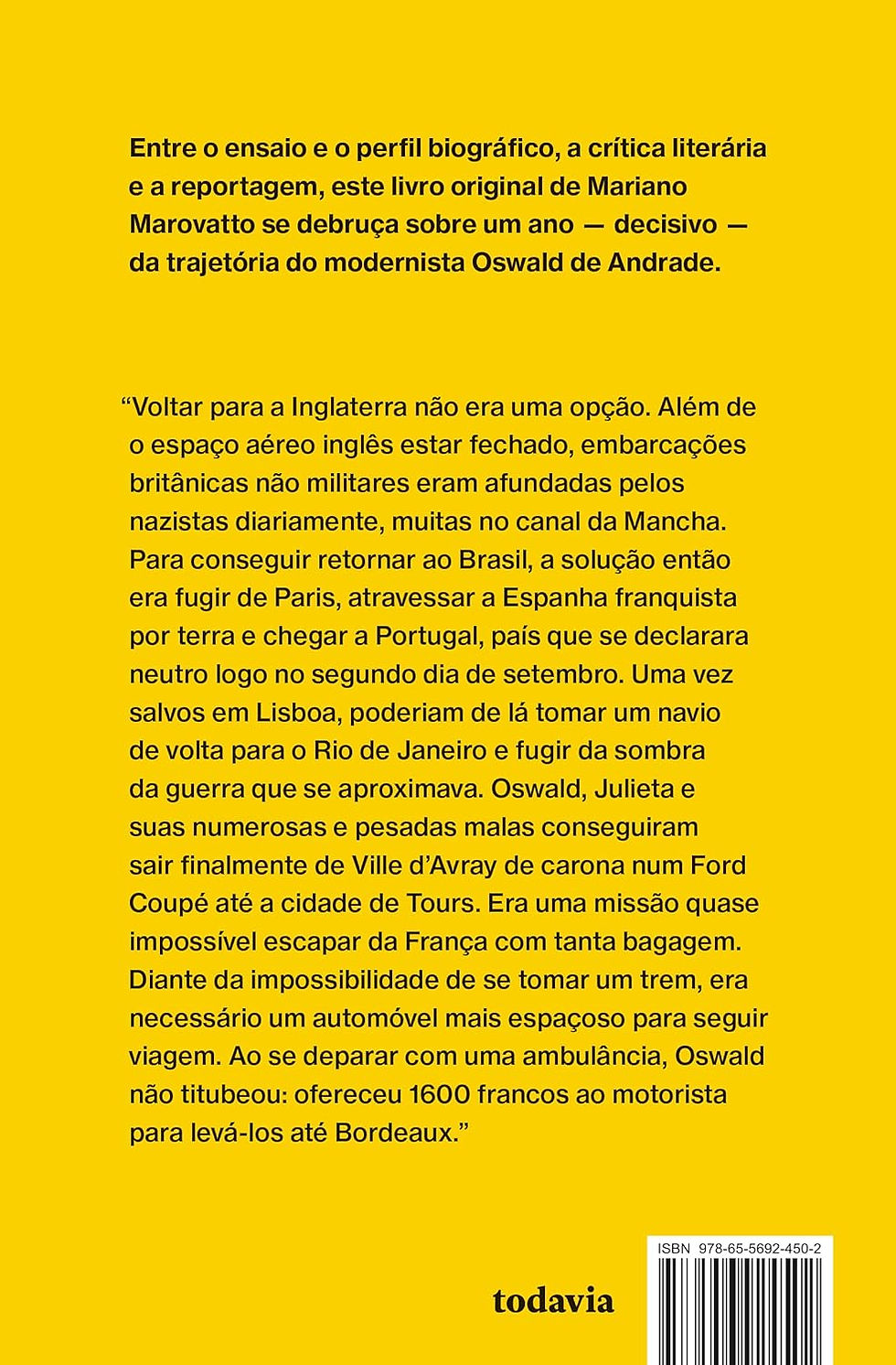 Miniatura: A guerra invisível de Oswald de Andrade - Mariano Marovatto